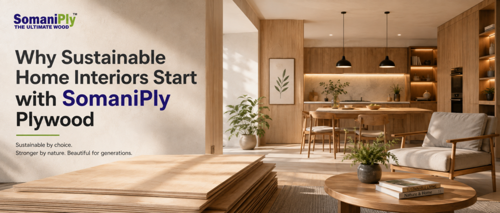 Why Sustainable Home Interiors Start with SomaniPly Plywood